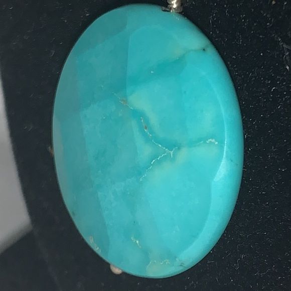 Turquoise pendant necklace. 18” - Picture 6 of 8